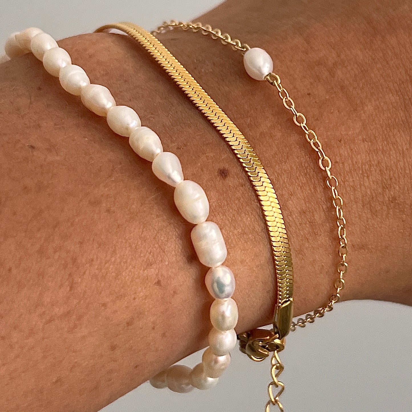 IVORY CHAIN BRACELET