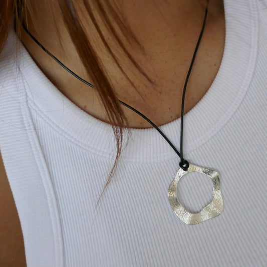 REVOLVE LEATHER CORD NECKLACE