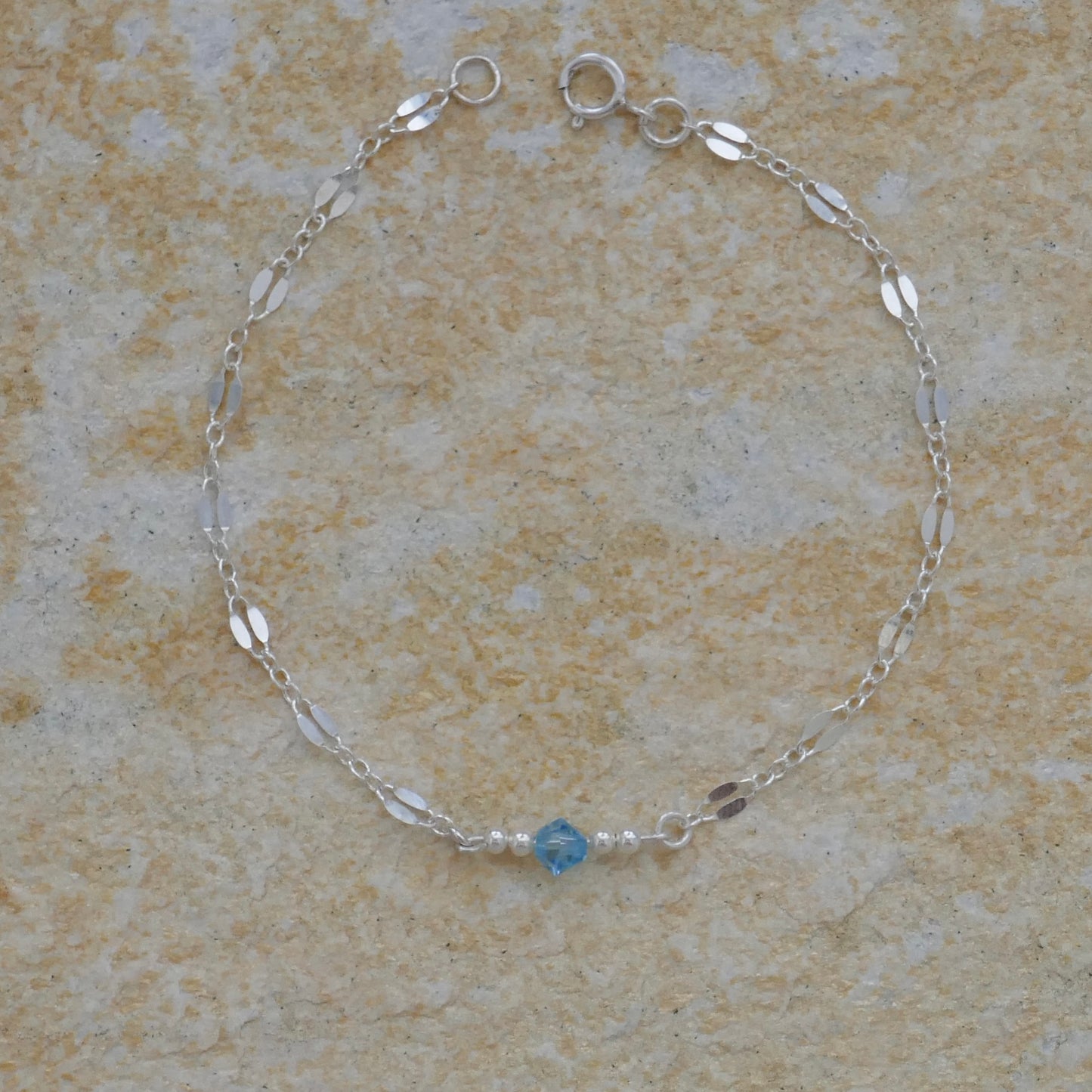 BIRTHSTONE BRACELETS - SILVER