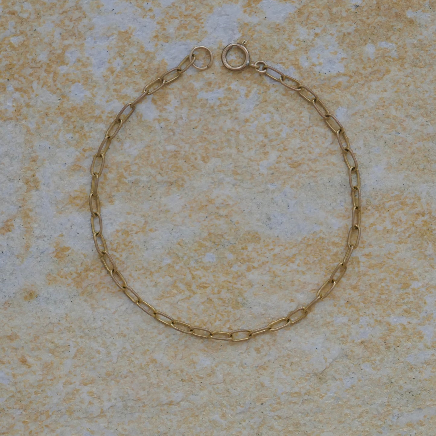 PAPERCLIP CHAIN BRACELET - GOLD